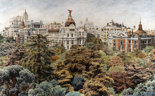 Metropoli Emboscada # 2 di Carlos Arriaga, Pittura in vendita su Singulart