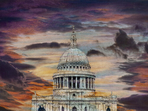 Saint Paul's Heaven von Carlos Arriaga, Malerei kaufen auf Singulart