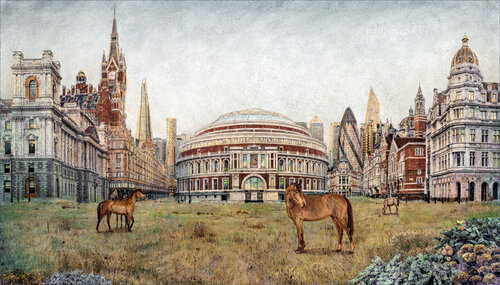 Londinium Alla Piero Della Francesca # 2 di Carlos Arriaga, Pittura in vendita su Singulart