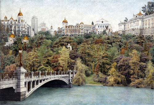 Al Oeste de Madrid di Carlos Arriaga, Pittura in vendita su Singulart