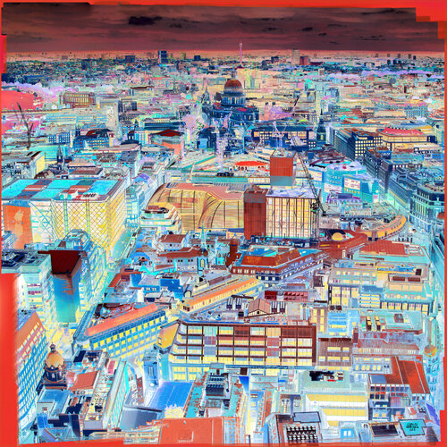 West London In Blue di Carlos Arriaga, Fotografia in vendita su Singulart