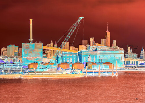 Vinnegar Hill And Lower Manhattan de Carlos Arriaga, Fotografía a la venta en Singulart