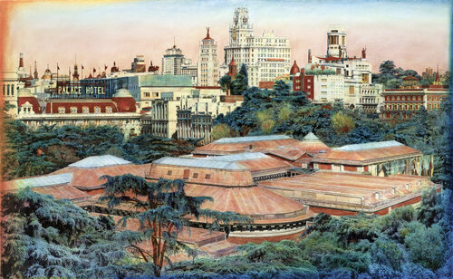 Arte en el Corazón de la Ciudad. Madrid di Carlos Arriaga, Pittura in vendita su Singulart