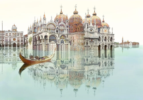 The Basilica Never Seen Like This (Painted) Carlos Arriaga