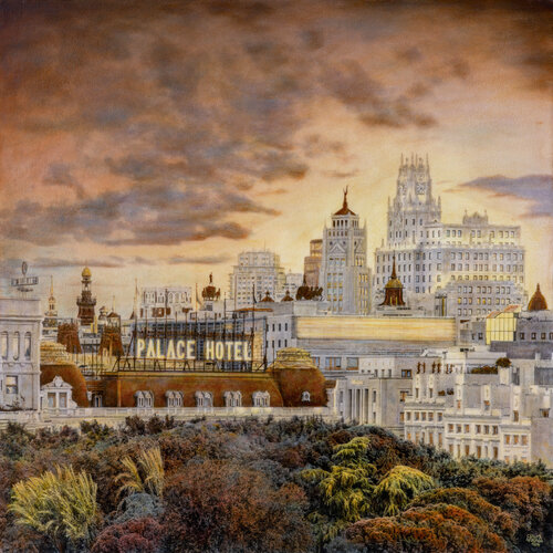 Palace Hotel Forever # 2 by Carlos Arriaga, Painting for Sale on Singulart