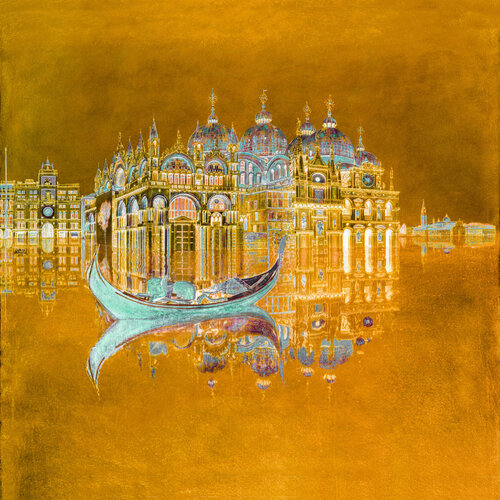 Golden Basilica. Venice. di Carlos Arriaga, Fotografia in vendita su Singulart