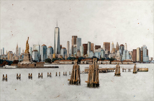 Great Manhattan. de Carlos Arriaga, Pintura a la venta en Singulart