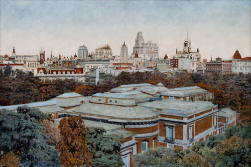 Las Cubiertas del Prado # 2. Madrid by Carlos Arriaga, Painting for Sale on Singulart