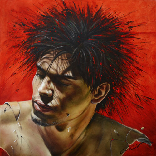 Nacarat de Michel Giliberti, Pintura a la venta en Singulart