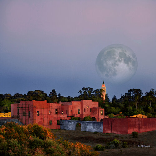 Ancienne bâtisse de l'époque du protectorat français - Carthage - Tunisie de Michel Giliberti, Fotografía a la venta en Singulart