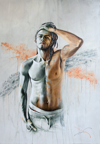 Les maux du peintre van Michel Giliberti, Schilderij te koop op Singulart
