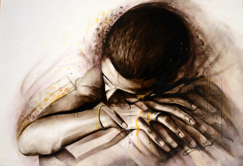 Closed III de Michel Giliberti, Pintura a la venta en Singulart