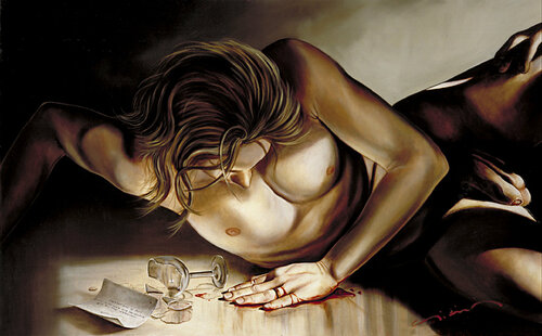 Miroir de septembre de Michel Giliberti, Pintura a la venta en Singulart