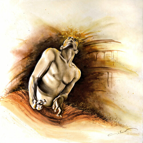 Corps et graphie III de Michel Giliberti, Pintura a la venta en Singulart