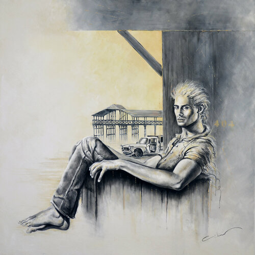 404 Found ! de Michel Giliberti, Pintura a la venta en Singulart