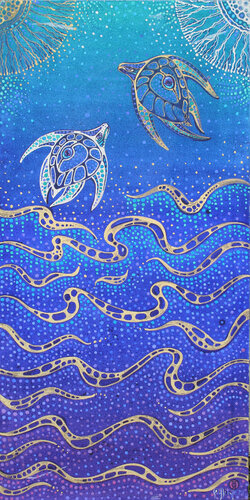 TARTARUGA de Polina Ogiy, Pintura a la venta en Singulart