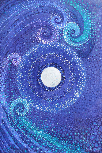 Eudaimonia LA LUNA von Polina Ogiy, Malerei kaufen auf Singulart