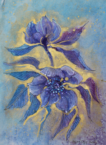 PEONIES 2 von Polina Ogiy, Malerei kaufen auf Singulart