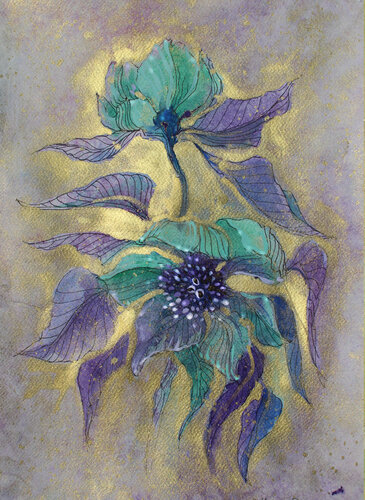 PEONIES 10 van Polina Ogiy, Schilderij te koop op Singulart
