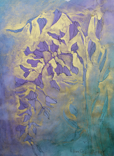 Wisteria 2 van Polina Ogiy, Schilderij te koop op Singulart