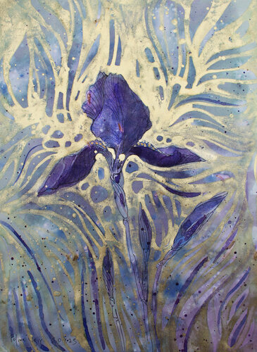 IRIS 1 van Polina Ogiy, Schilderij te koop op Singulart