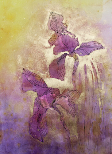 IRIS 20 di Polina Ogiy, Pittura in vendita su Singulart