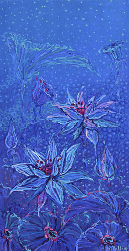 loto oltremare van Polina Ogiy, Schilderij te koop op Singulart