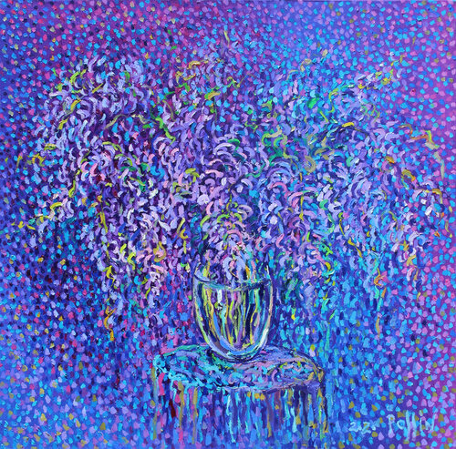 wisteria van Polina Ogiy, Schilderij te koop op Singulart