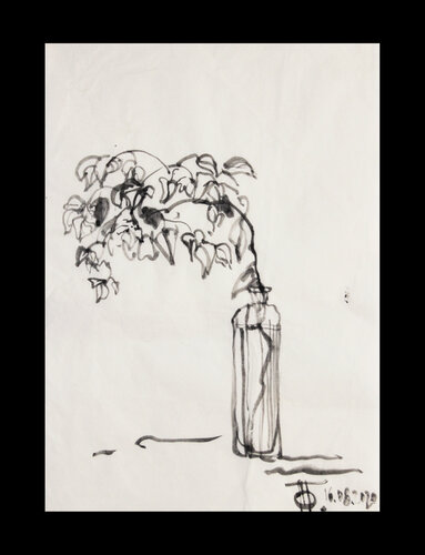 Bougainvillea spectabilis van Polina Ogiy, Tekening te koop op Singulart