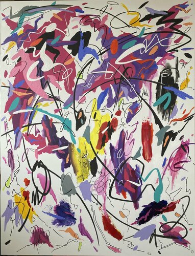 LA BOHEME - Charles Aznavour van Valeriano CORTÁZAR, Schilderij te koop op Singulart