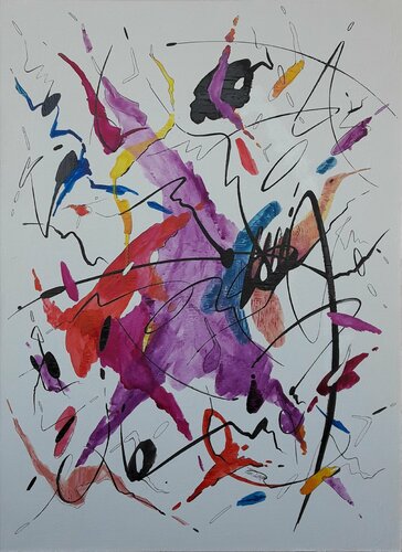 I'LL PLAY THE BLUES FOR YOU von Valeriano CORTÁZAR, Malerei kaufen auf Singulart