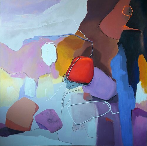 SO LONG,  MARIANNE - LEONARD COHEN par Valeriano CORTÁZAR, Peinture en vente sur Singulart