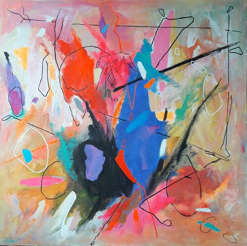 BLUES MAN by Valeriano CORTÁZAR, Painting for Sale on Singulart