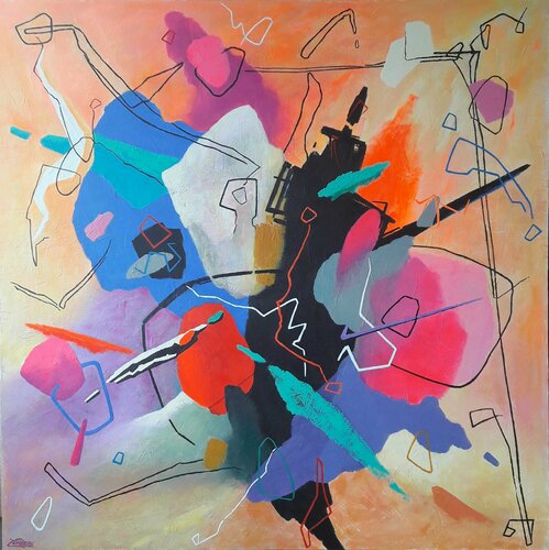 MONEY van Valeriano CORTÁZAR, Schilderij te koop op Singulart
