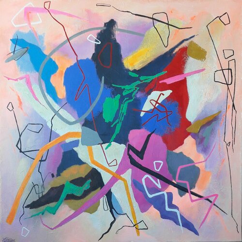 UNCHAIN MY HEART par Valeriano CORTÁZAR, Peinture en vente sur Singulart