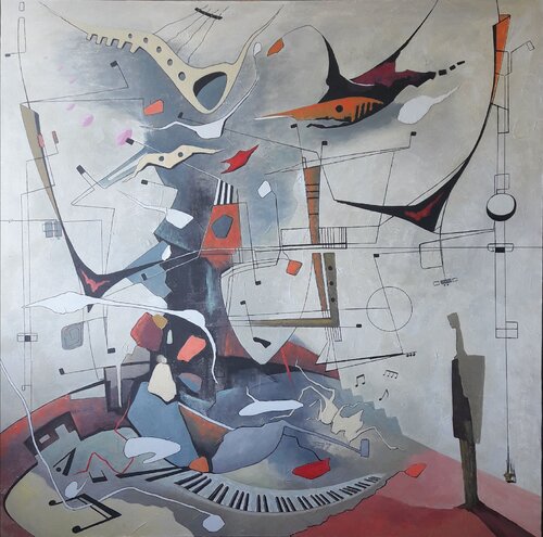 Introspección Musical by Valeriano CORTÁZAR, Painting for Sale on Singulart