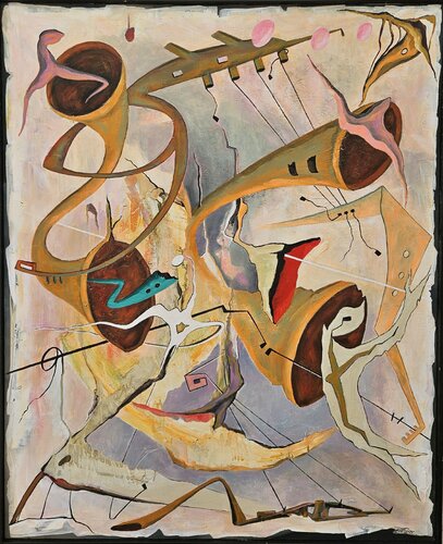 LOOKING FOR THE SUMMER by Valeriano CORTÁZAR, Painting for Sale on Singulart