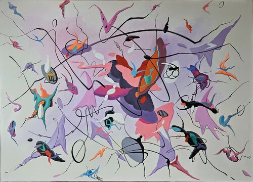 ET SI TU N´´'EXISTAIS PAS van Valeriano CORTÁZAR, Schilderij te koop op Singulart