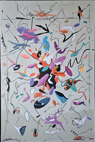 HANG ON TO YOUR LOVE di Valeriano CORTÁZAR, Pittura in vendita su Singulart