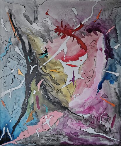 VIVALDI - THE FOUR SEASONS - WINTER di Valeriano CORTÁZAR, Pittura in vendita su Singulart