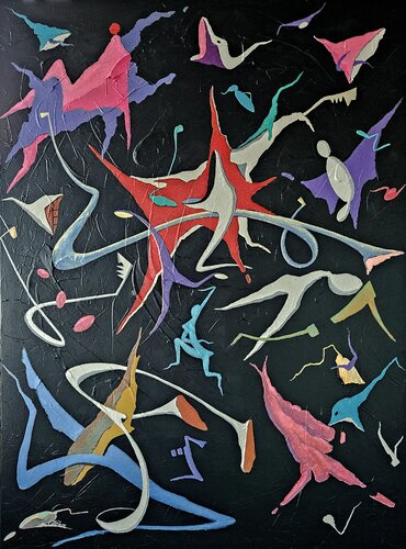 Nights in White Satin by Valeriano CORTÁZAR, Painting for Sale on Singulart