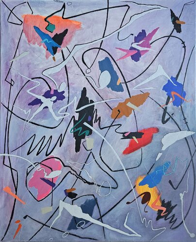 5 A.M. - D. GILMOUR di Valeriano CORTÁZAR, Pittura in vendita su Singulart