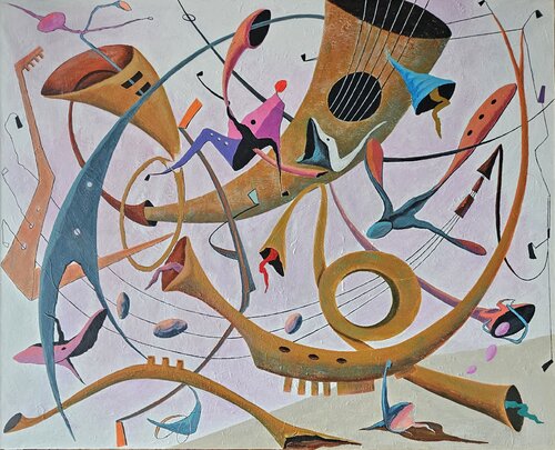 FRAGMENTS OF SWING by Valeriano CORTÁZAR, Painting for Sale on Singulart