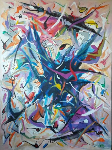 Nightclub 1960 - Astor Piazolla di Valeriano CORTÁZAR, Pittura in vendita su Singulart