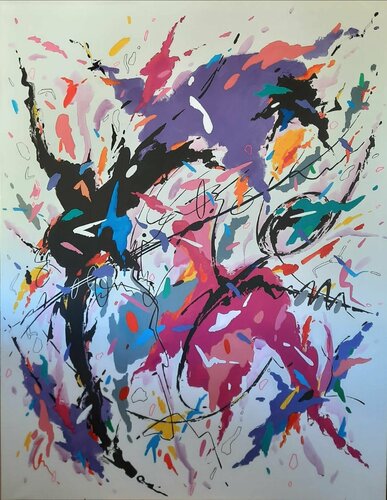 It´s a Man´s Man´s Man´s World par Valeriano CORTÁZAR, Peinture en vente sur Singulart
