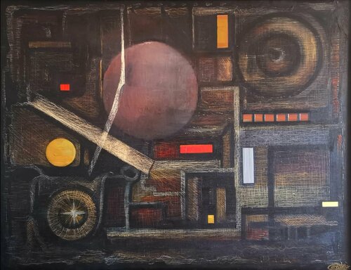 INCONSCIENTE QUE EMERGE DE GRATTAGE di Valeriano CORTÁZAR, Pittura in vendita su Singulart