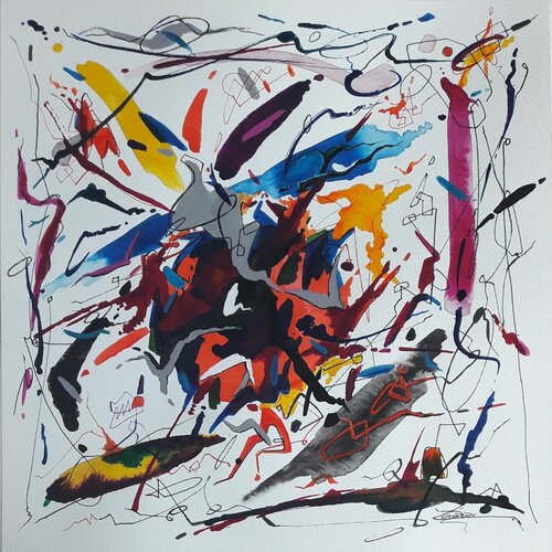 Chopin - Nocturne Op 55 no.1 by Valeriano CORTÁZAR, 종이 for Sale on Singulart