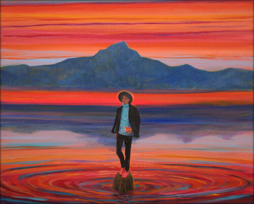 “A tous les amoureux, la solitude est-elle dangereuse?” by François Pagé, Painting for Sale on Singulart