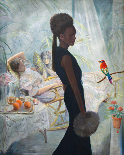 “En Angleterre, l'art de la conversation consiste-t-il à savoir se taire?” de François Pagé, Pintura a la venta en Singulart