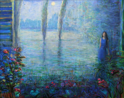 Le matin bleu composait sa sonate. Tu étais ton jardin, délicieux, organique, tout chantait en toi du paysage futur. François Pagé